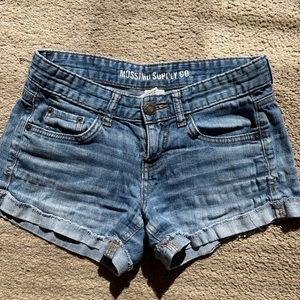 Brand mossimo supply co. Size 5. Style low rise. Moderate condition.